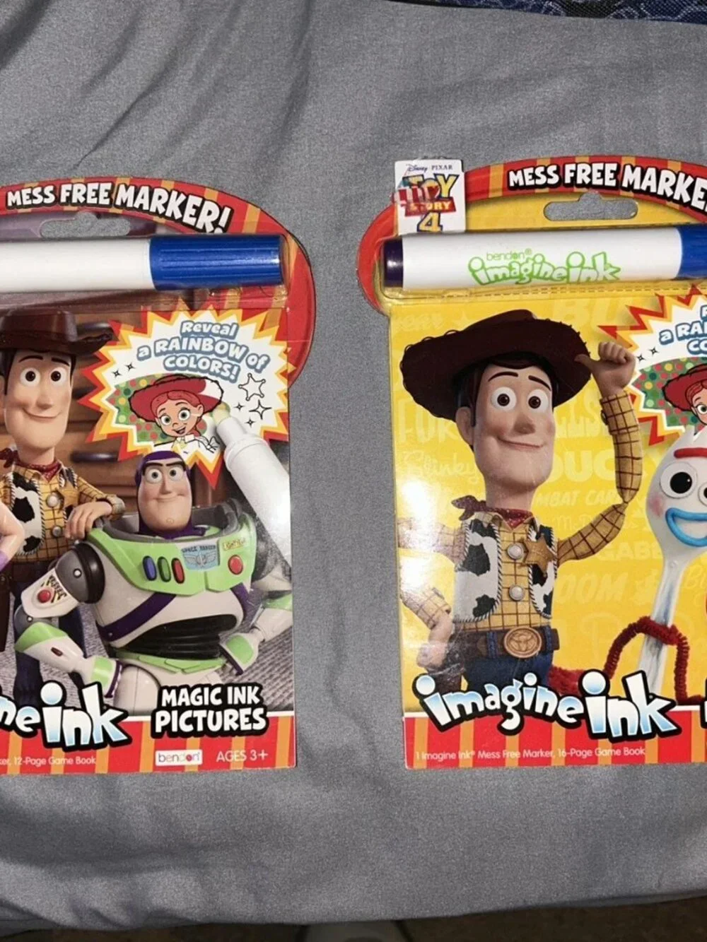 Disney Toy Story Set-slinky Dog racer, Forky Creativity Set, Figure Set, 2 Books